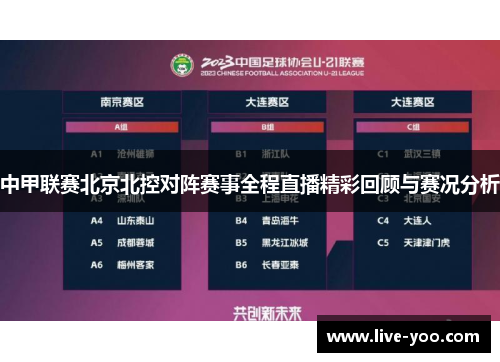 中甲联赛北京北控对阵赛事全程直播精彩回顾与赛况分析